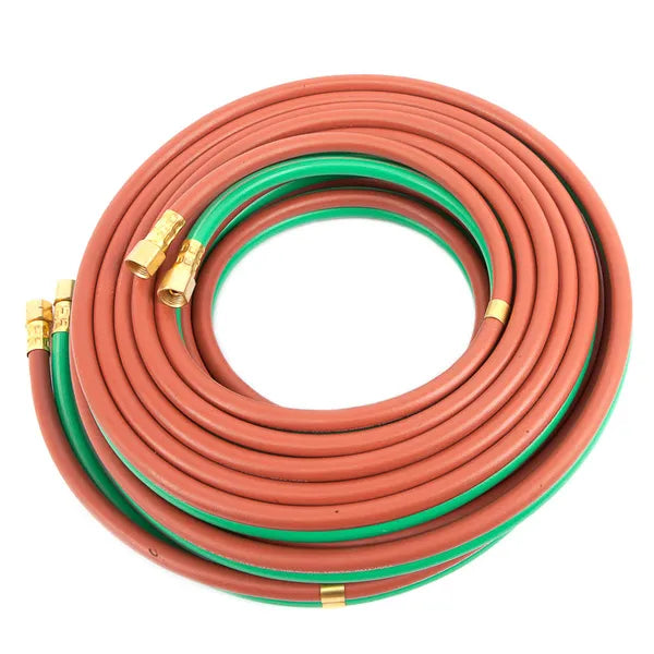 T-GRADE OXY-ACETYLENE HOSE, 1/4 IN X 50FT